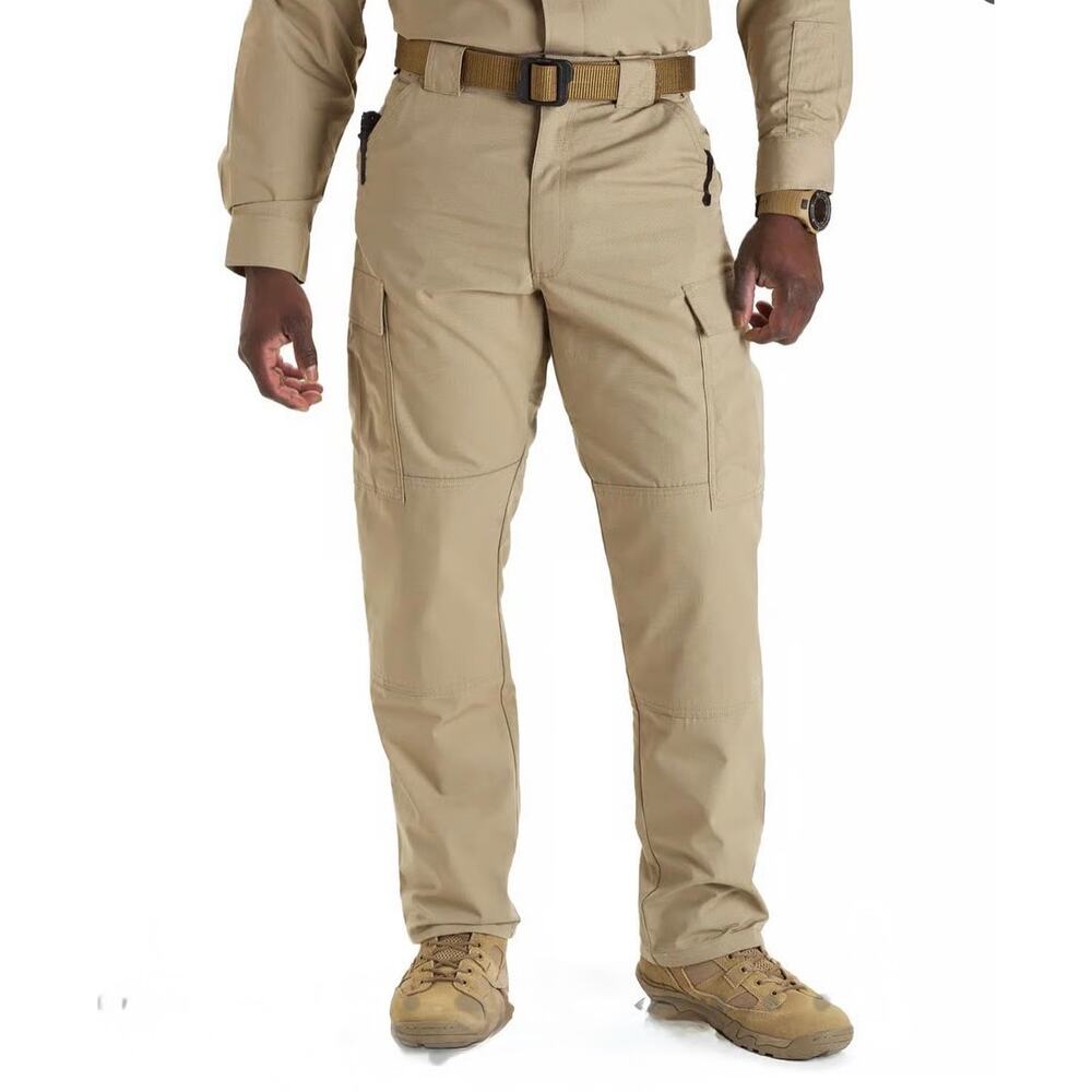 NWOT 5.11 Men's Ripstop TDU Pants Large Regular Khaki Gorpcore Workwear Military